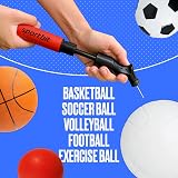 SPORTBIT Ball Pump with 5 Needles Push & Pull Inflating System view 5