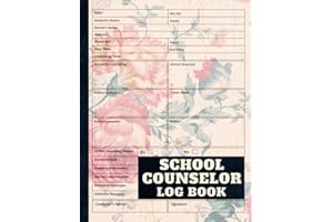 School Counselor Log Book: Counselor Organizer and Daily Record Keeper for Student Counseling Session | school counseling too