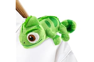 MEJGLRC Chameleon Plush Dolls，Girls and Children Chameleon Shoulder Plush，Lizard Cosplay Props Merch Gifts for Women Adults Green
