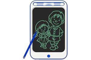 LCD Writing Tablet for Kids(+3Y) and Adults, JONZOO 10 Inch Electronic Doodle Board Drawing Pad with Screen Lock and 1 Extra 