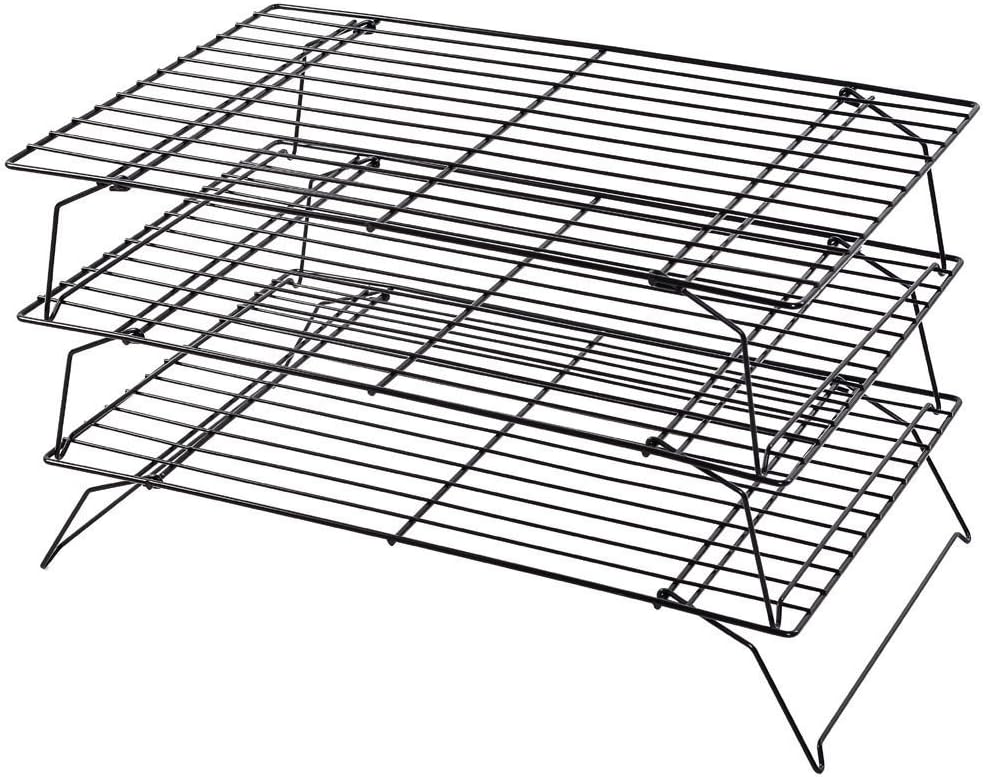 CookSpace (TM) 3 Tier Stackable Cake Biscuit Pastry Cooling Rack
