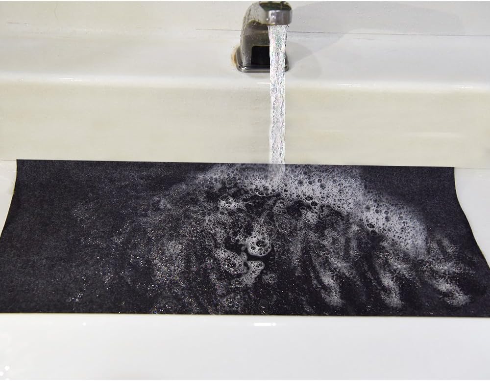 KALASONEER Oil Spill Mat,Absorbent Oil Mat Reusable Washable,Contains Liquids, Protects Driveway Surface,Garage or Shop,Parking,Floor(36inches x 36inches): Automotive