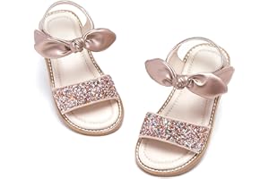 Kiderence Toddler Girls Sandals Little Girls Kids Summer Shoes Toddler Sandals