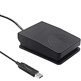 [Upgraded] iKKEGOL USB Foot Pedal Switch Video Game PC Hands Free Footswitch One Key Control Program Computer Mouse Keyboard 