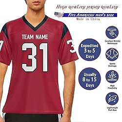 Custom Football Jersey Personalized Rugby