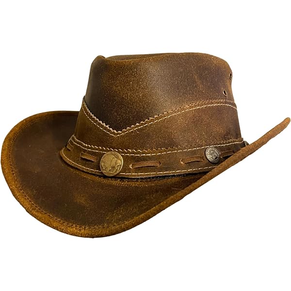 Leather Cowboy hat for Men & Women Durable Handcrafted  display picture 1