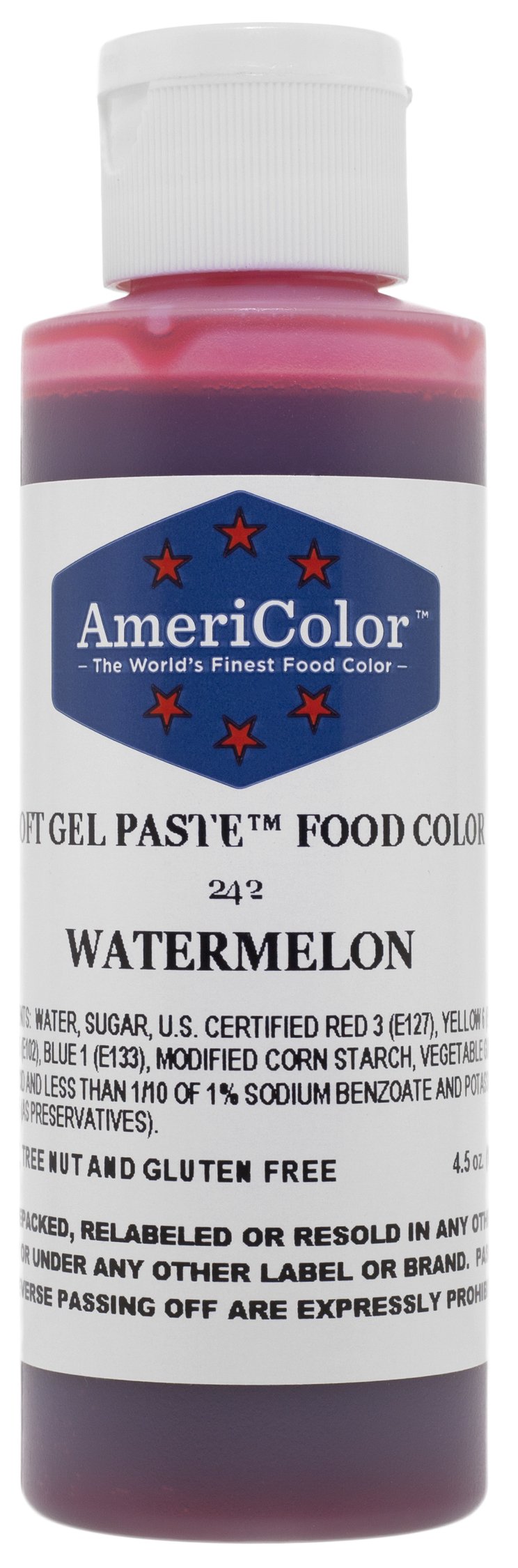 AmeriColor Food Coloring, Coral Red Soft Gel Paste, 4.5