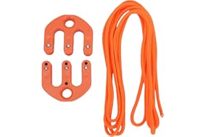 Tbest Hoist Block Tackle System Lightweight Portable Mini Pocket Raven Equipment Small Block and Tackle Pulley System for Out