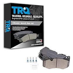TRQ Front Brake Pads Ceramic Compatible with