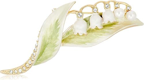 Amazon ヴァンドーム ブティック Vendome Boutique スズラン 鈴蘭 すずらん スワロフスキー クリスタル ブローチ Vbrv0308 Dw ブローチ 通販