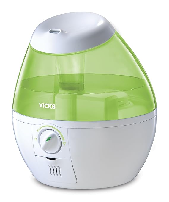 Green Vicks Vicks Mini Filter Free Cool Mist Humidifier, Green, 3.97