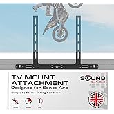 Soundbass Arc TV Mount, Black, Compatible with Sonos Arc and Arc Ultra Mounting Bracket for TV, Hardware Kit Included, Arc So