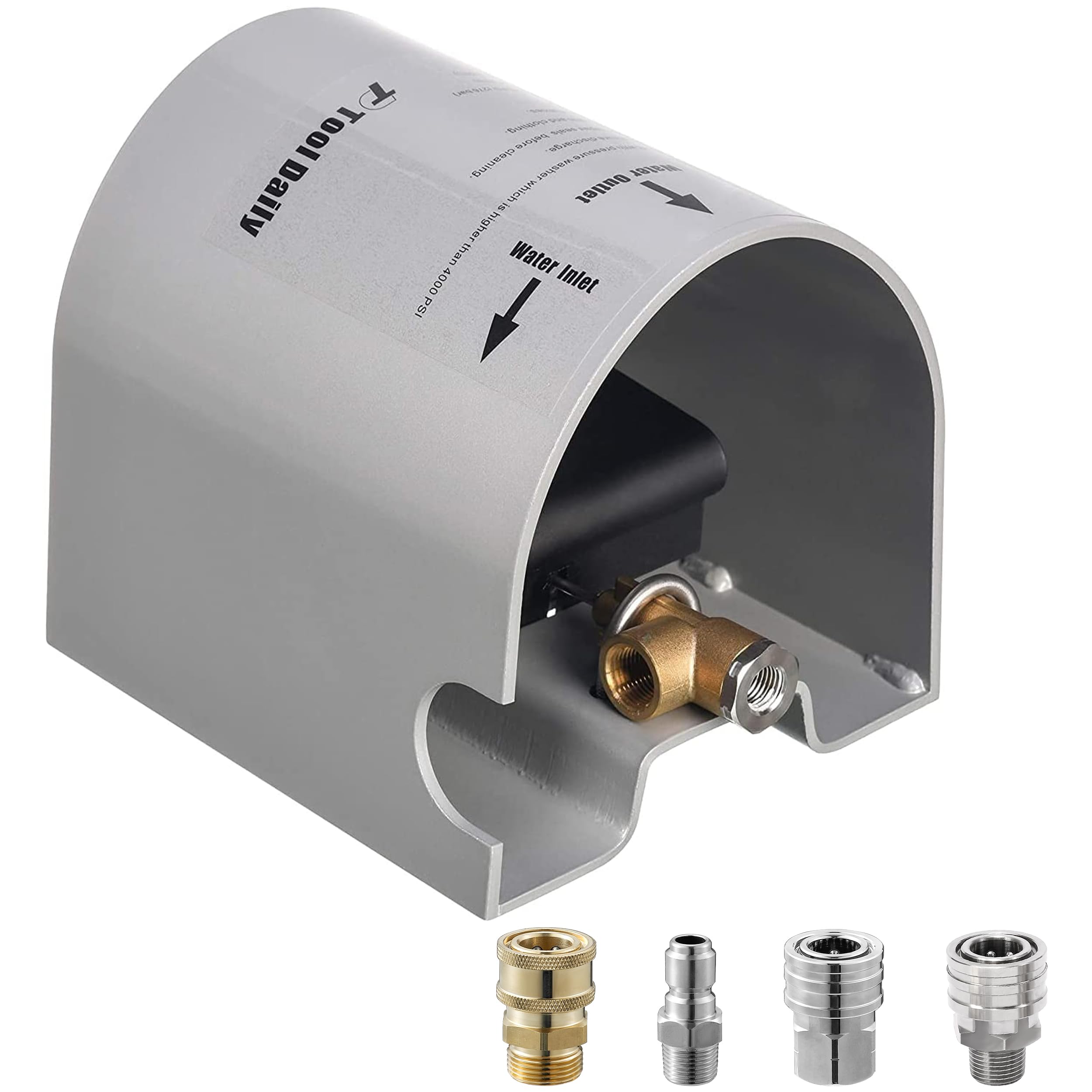 Photo 1 of Tool Daily Pressure Washer Foot Valve for Sewer Jetter Kit, as Power Washer Ball Valve, 4000 PSI