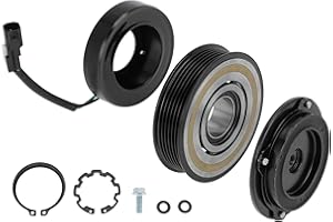 A ABSOPRO Air Conditioner AC Compressor Clutch Kit for Ford Explorer Flex 2013-2019 for Ford Police Interceptor Taurus for Li