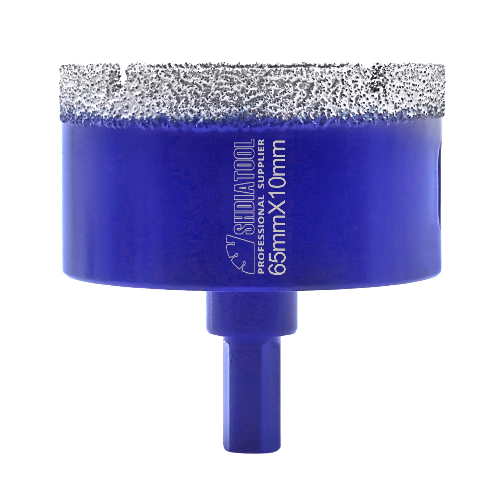 SHDIATOOL Diamond Drill Core Bits 65mm Triangle Shank Hole Saw for Porcelain Tile Marble Ceramic Granite — image 1