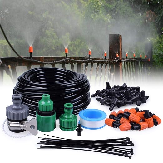 1/4-inch goteo riego Kits Accesorios Misting sistema de ...