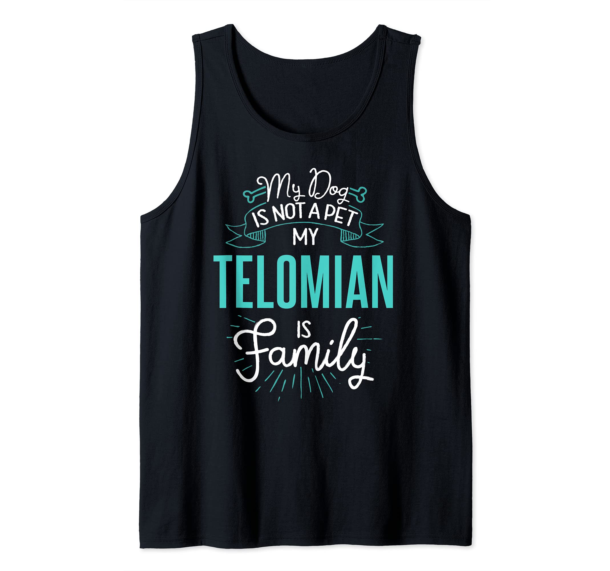 Cute Telomian Design Family Dog Giftn Tank Top