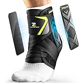 ZOELION Ankle Brace for Men &amp; Women, Ankle Stabilizer Support with Self-Adjusting Side Pads, Lace Up Ankle Brace with Quick Hook &amp; Loop for Sprained Ankle,Injury Recovery,Sports, XS
