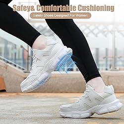 Steel Toe Shoes for Women Men Wide Non Slip