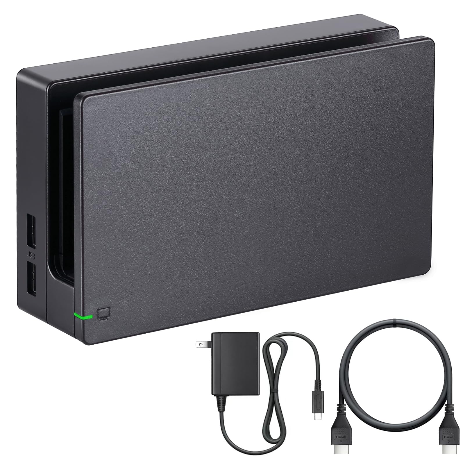 Photo 1 of TV Dock Station for Switch - 3 in 1 Replacement TV Base Docking Station Set with Upgraded IC Module, Charger, HDMI Cable Accessories for Switch Console - Not for Switch 2