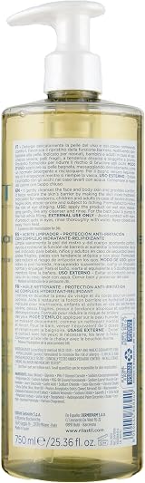 Rilastil Xerolact Protective Cleansing Oil Anti-Irritation 750ml Shower Oil view 5