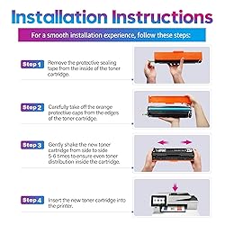 ONLYU Compatible Toner Cartridge Replacement for HP