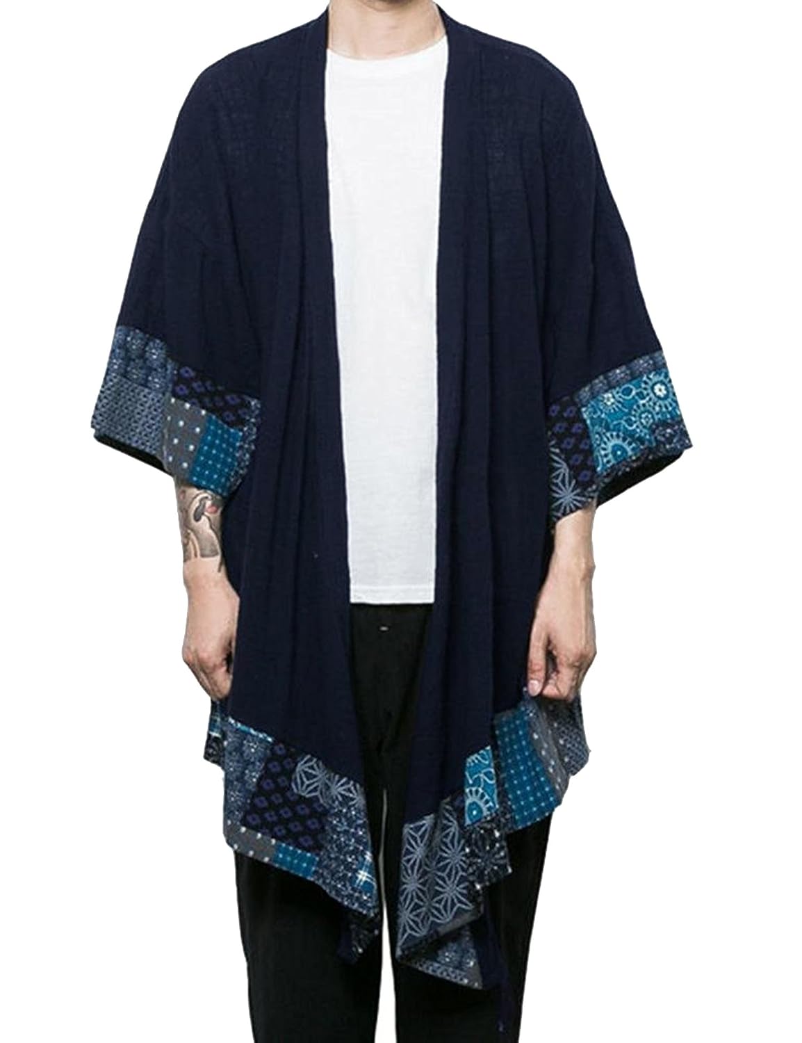 COOFANDY Mens Cardigan Long Length 