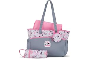 Disney Baby Multi-Functional Travel Tote Diaper Bag with Changing Pad