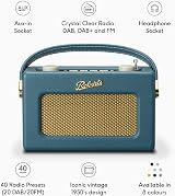 Roberts Revival Uno BT FM DAB DAB+ Digital Radio with Bluetooth Teal view 4
