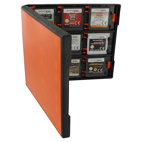 Assecure 18 Game Card case for Nintendo 3DS, ̗̀New ̖́- 3DS XL, 2DS