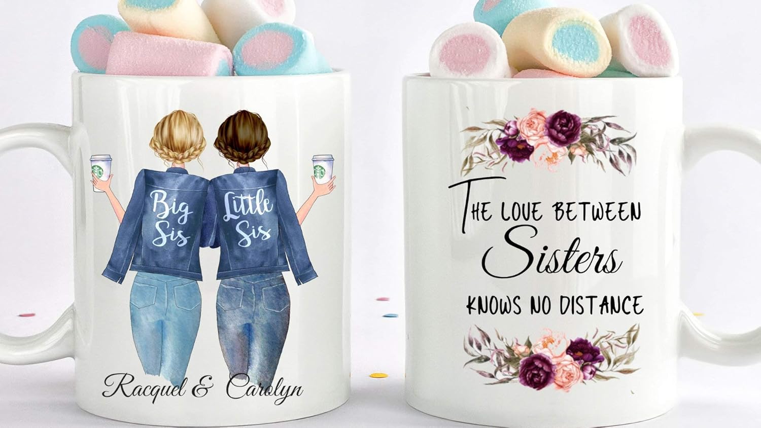 Amazon.com: Sister Gift | The Love Between Sisters Knows No Distance