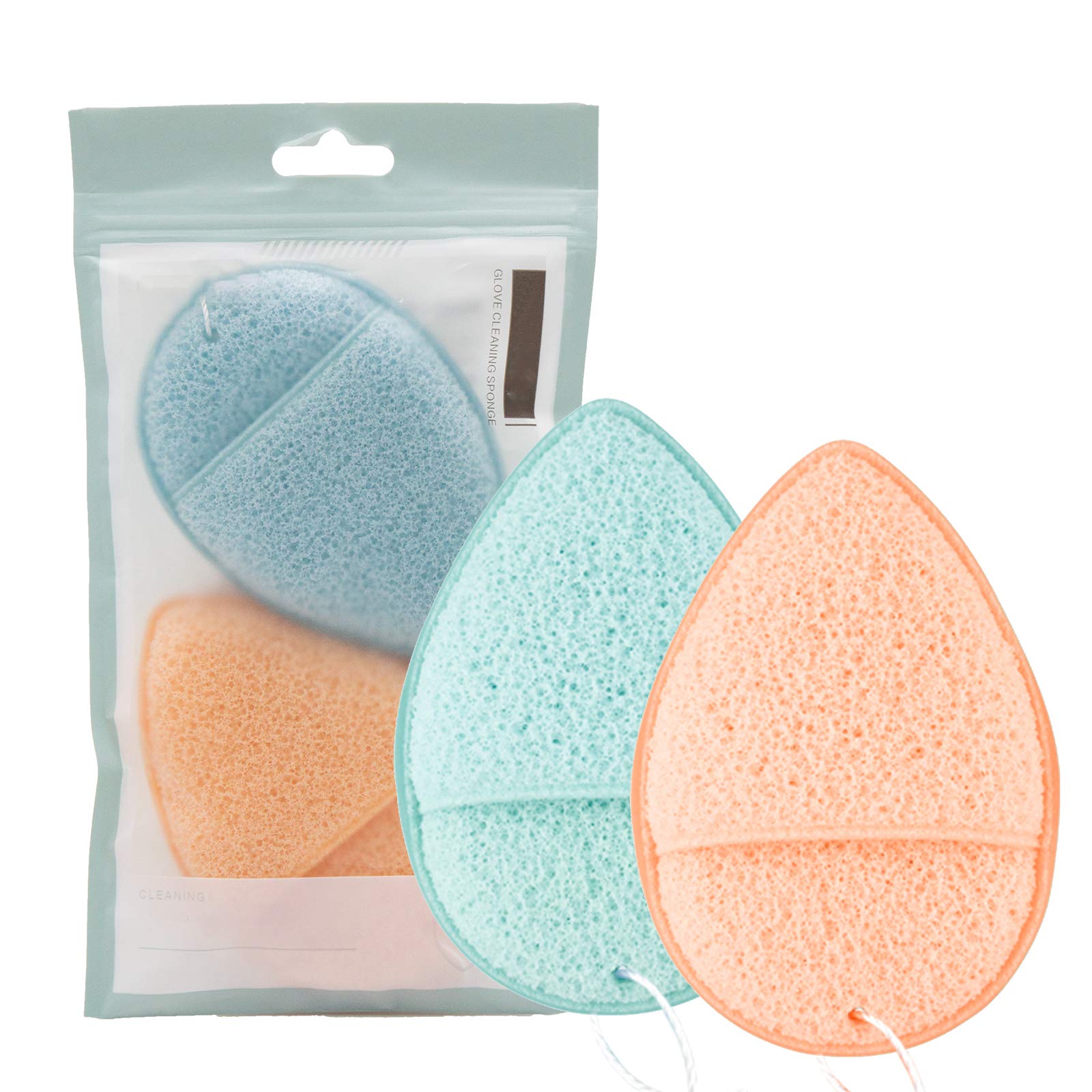 DAGEDA 2 PCS Konjac Facial Sponge, Deep Pore