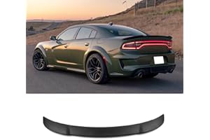 BLWGROW Rear Spoiler Compatible with Dodge Charger 2011-2022 RT SXT SRT Sedan Hellcat Style Rear Trunk Ducktail Lip Wing Matte Black