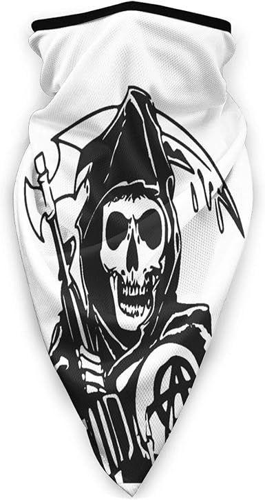 Sons Of Anarchy Logo Png Outdoor Face Mouth Mask Windproof Sports Mask Ski Mask Shield Scarf Bandana Men Woman At Amazon Men S Clothing Store