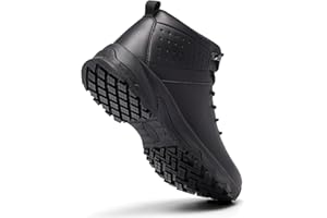 YINGCSM Non Slip Work Boots for Men Waterproof Slip Resistant Shoes for Chefs Kitchen Staff Restaurant Food Service Shoes Cas