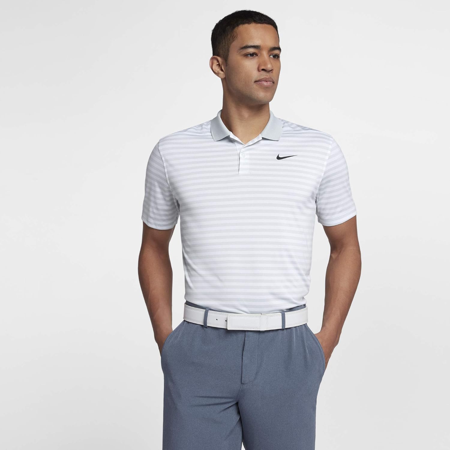 Nike Mens Dry Victory Polo Stripe Left Chest : Clothing