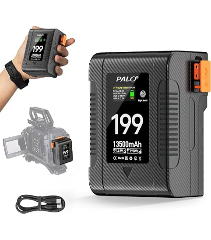 Amazon.com: CITYORK Mini V Mount Battery 229Wh/ 15500mAh 14.8V V