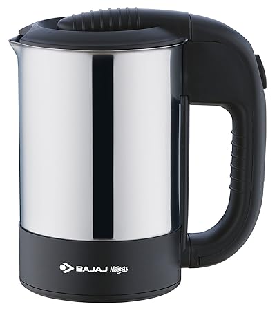 Bajaj Majesty KTX 2 0.5-Litre Travel Kettle (Black)