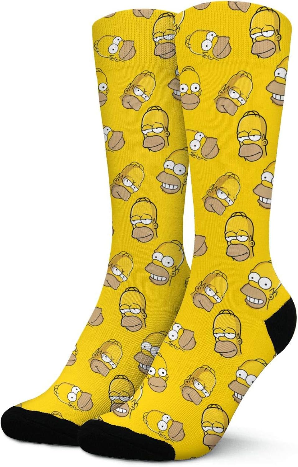 Women's HomerAsSafetyInspectorAddictedToBeer Socks Long Sports Crew Simpsons