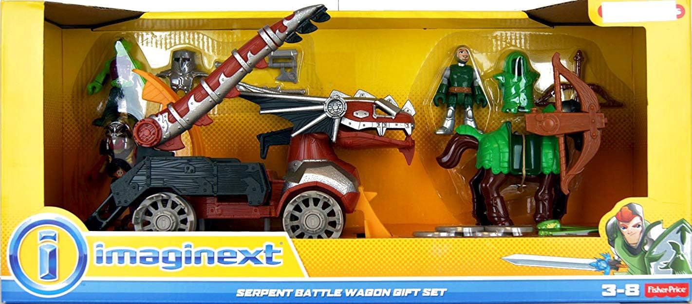 Fisher-Price - Imaginext - Serpent Battle Wagon Gift Set