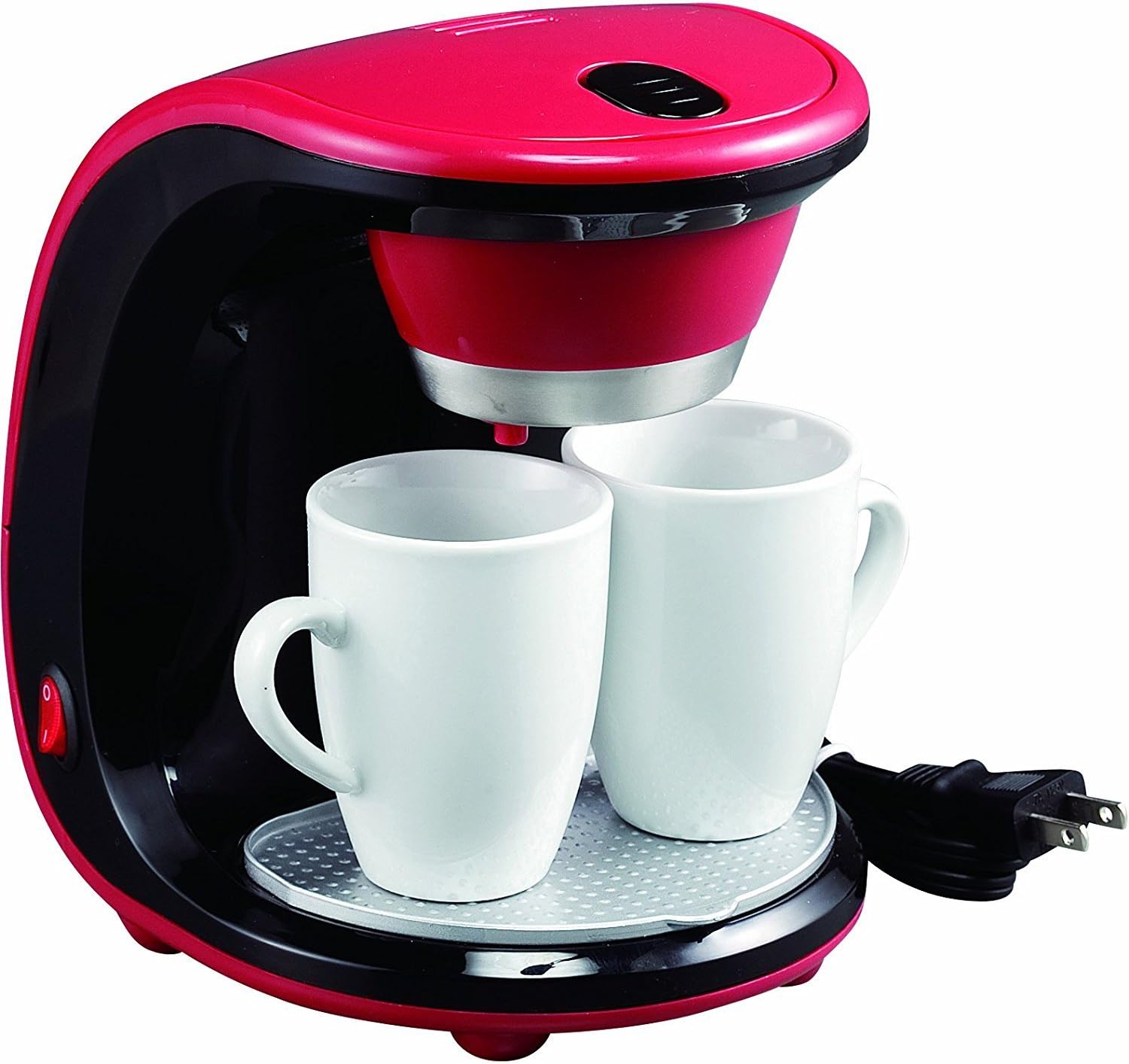 WAHEI FREIZ Peacefully Melito 2 Cups Coffee Maker ([MM-9112] White(Cups))