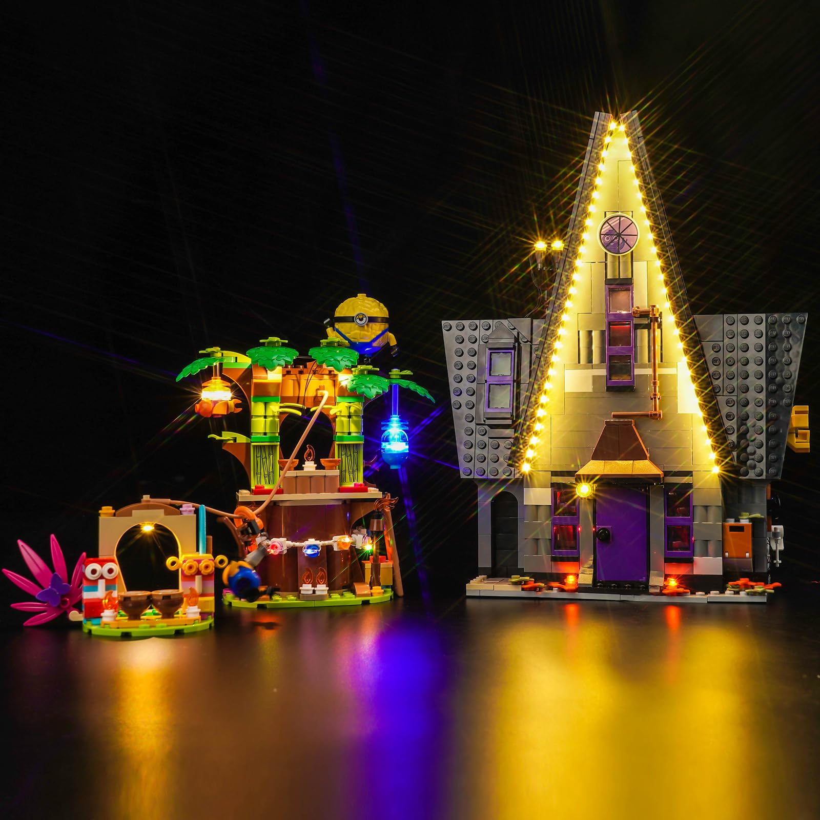 Led Light Set for Minions and Gru's Family Mansion (No Lego) Decoration Lighting — image 1