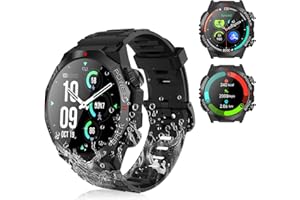 Military Smart Watches for Men (Answer/Can Call) Fitness Tracker Watch Heart Rate/Sleep Monitor 150+ Sports Tactical Mens Sma