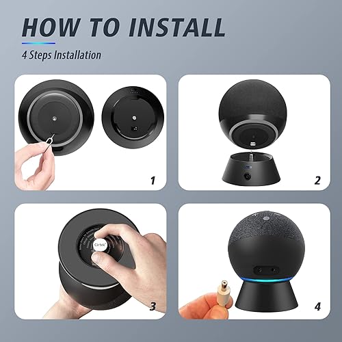 Battery Base for Echo 4th Generation（NOT Echo dot, Cirtek