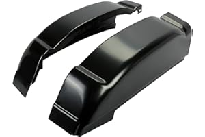 HECASA Cab Corner Pair Replacements Compatible with 1999-2007 Chevy Silverado GMC Sierra Pickup Suburban 4 Door Crew Cab Mode