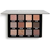 Lamora Attraction Eyeshadow Palette - 12 Soft Brown Shadows, Multi-Use Eye Makeup Palette with Matte & Shimmer Finishes, Ultra-Blendable Everyday Neutrals, Long-lasting Wear, Travel Makeup with Mirror