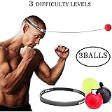 Boxing Fight Ball Reflex for Improving Speed Reactions and Hand Eye Coordination，Boxing Punch Equipment for Boxing, MMA and Other Combat Sports Training and Fitness (1)