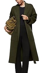 Womens Long Sleeve Maxi Cardigan Open Front