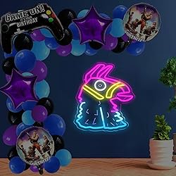 lmprintNook Lucky Lama Neon Signs for Wall