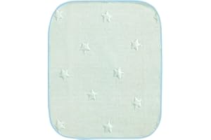 Reidio 1pcs Waterproof Toddler Mattress Pads Cotton Baby Bed Pad Washable Reusable Incontinence Pads Bed Underpads Mattress Protector for Adults Elderly Kids Pets (Green, 11.8*17.7in(30*45cm))